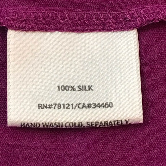 Eileen Fisher Burgundy Wool/Silk Sweater Set - Picture 4 of 7